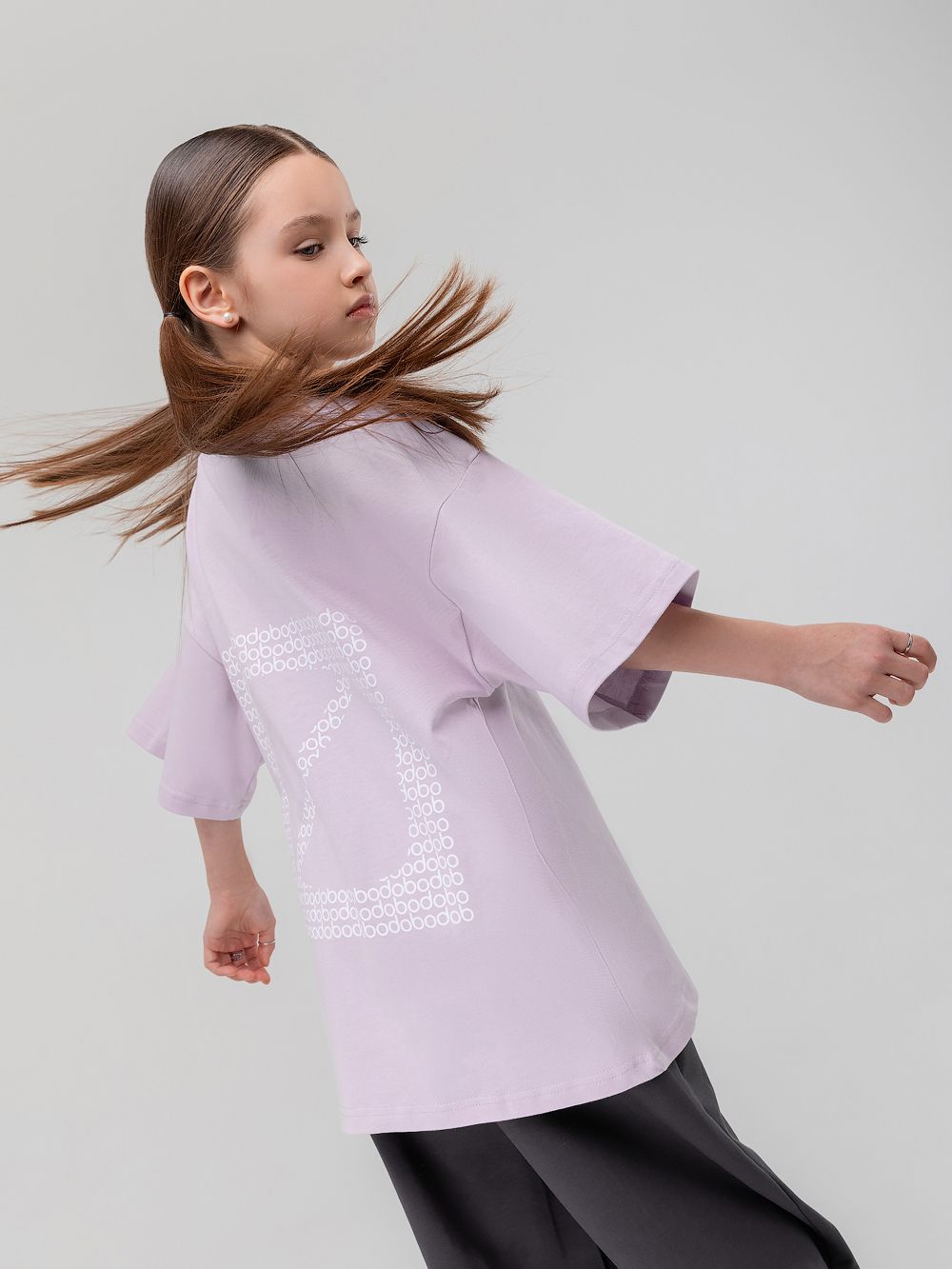 Футболка с принтом на спине - фото 7