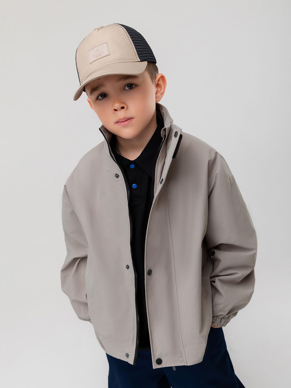 Ветровка с воротником стойкой - фото 1