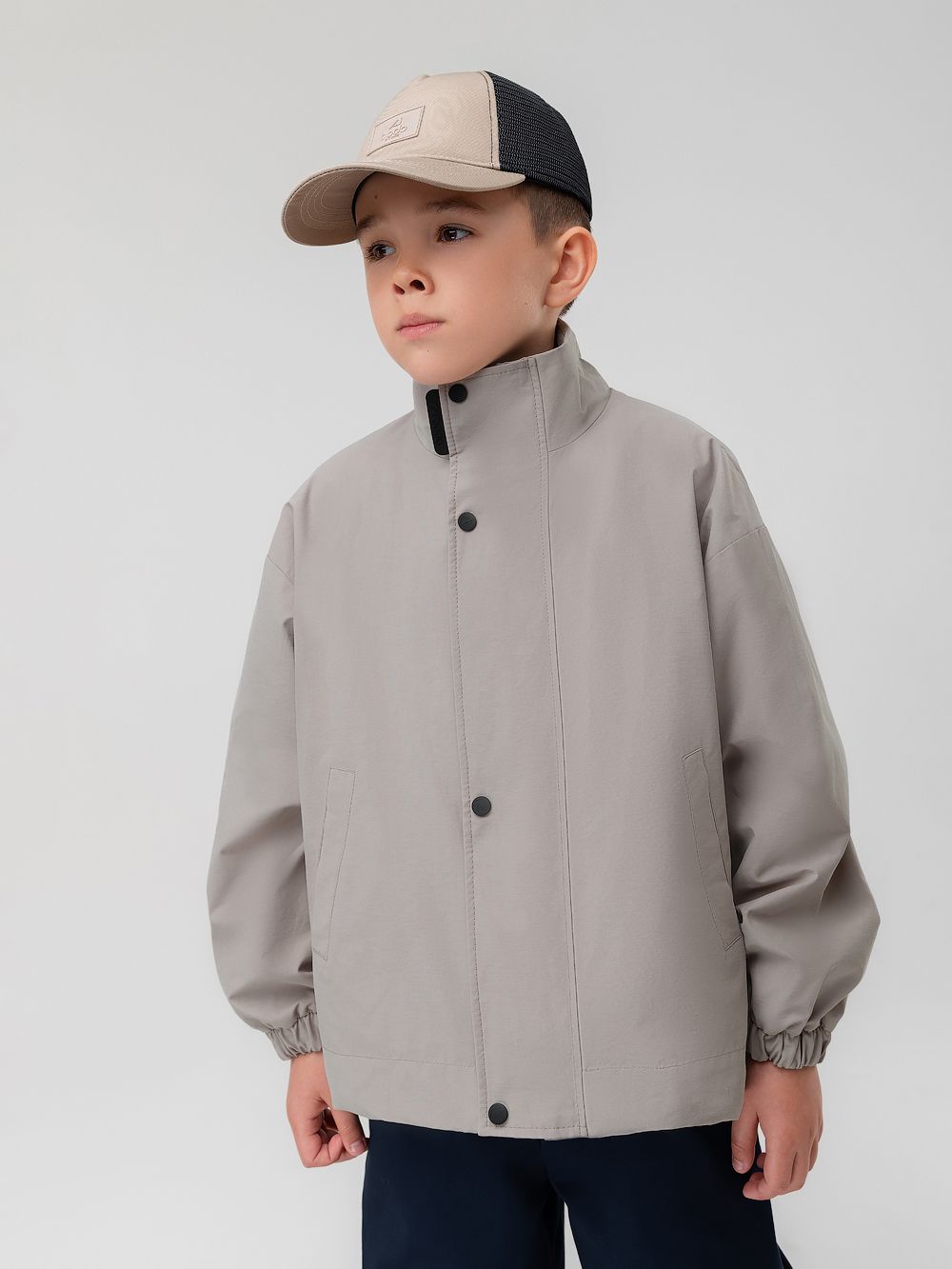 Ветровка с воротником стойкой - фото 5