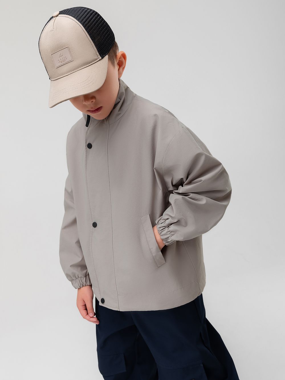 Ветровка с воротником стойкой - фото 7