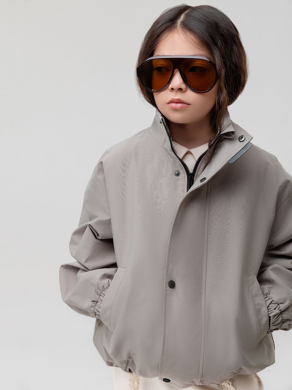 Ветровка с воротником стойкой - фото 3