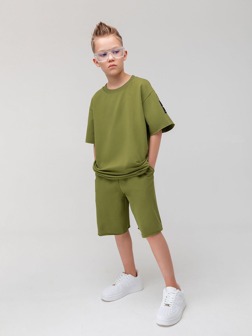 Костюм с необработанными краями - фото 4