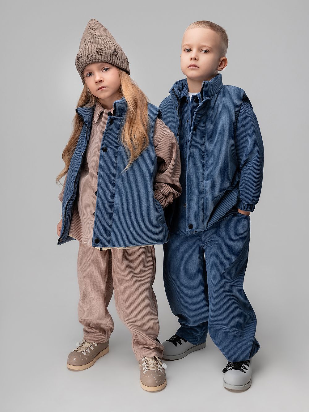 Жилет вельветовый утеплённый - фото 3