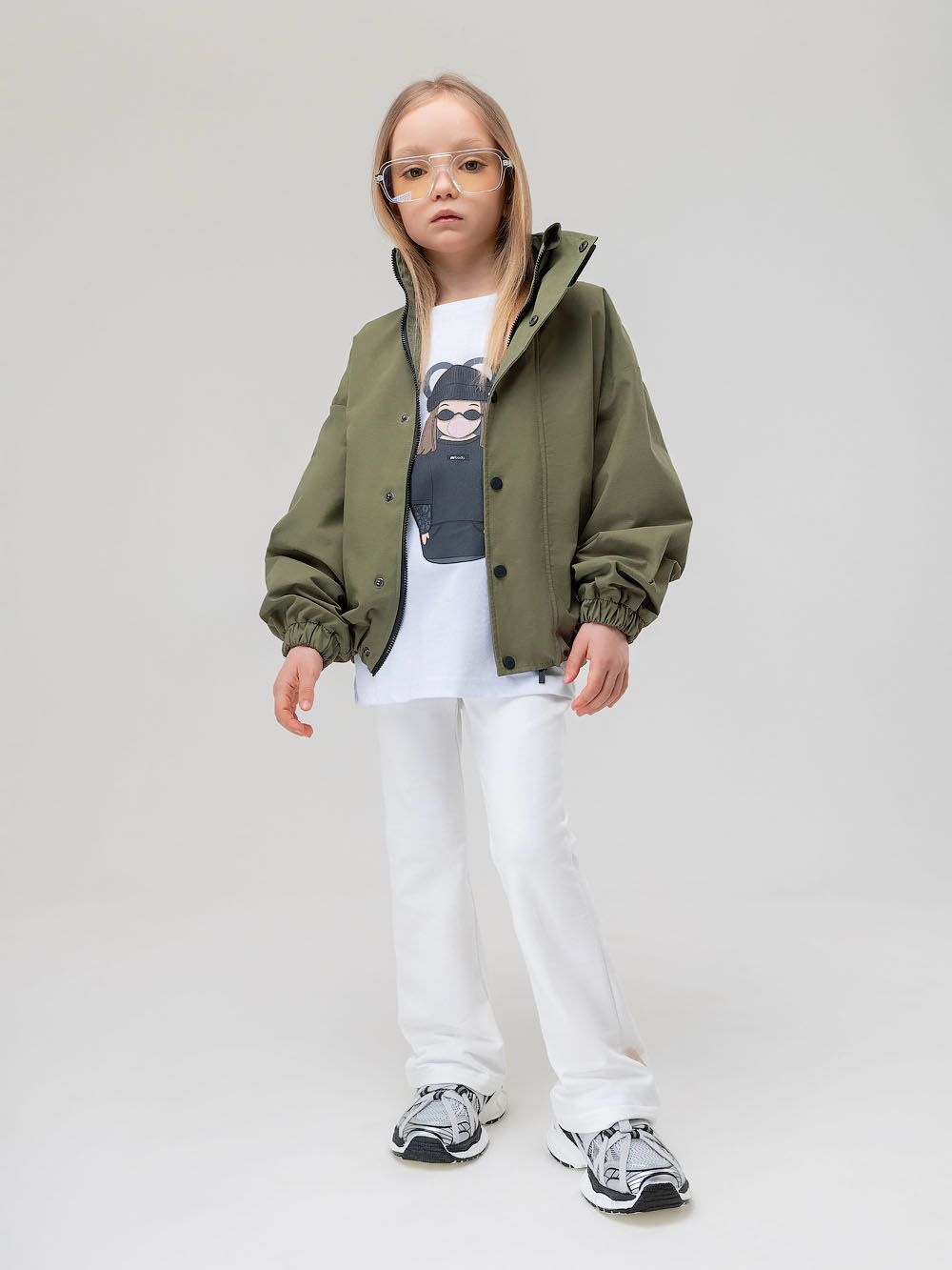 Ветровка с воротником стойкой - фото 4