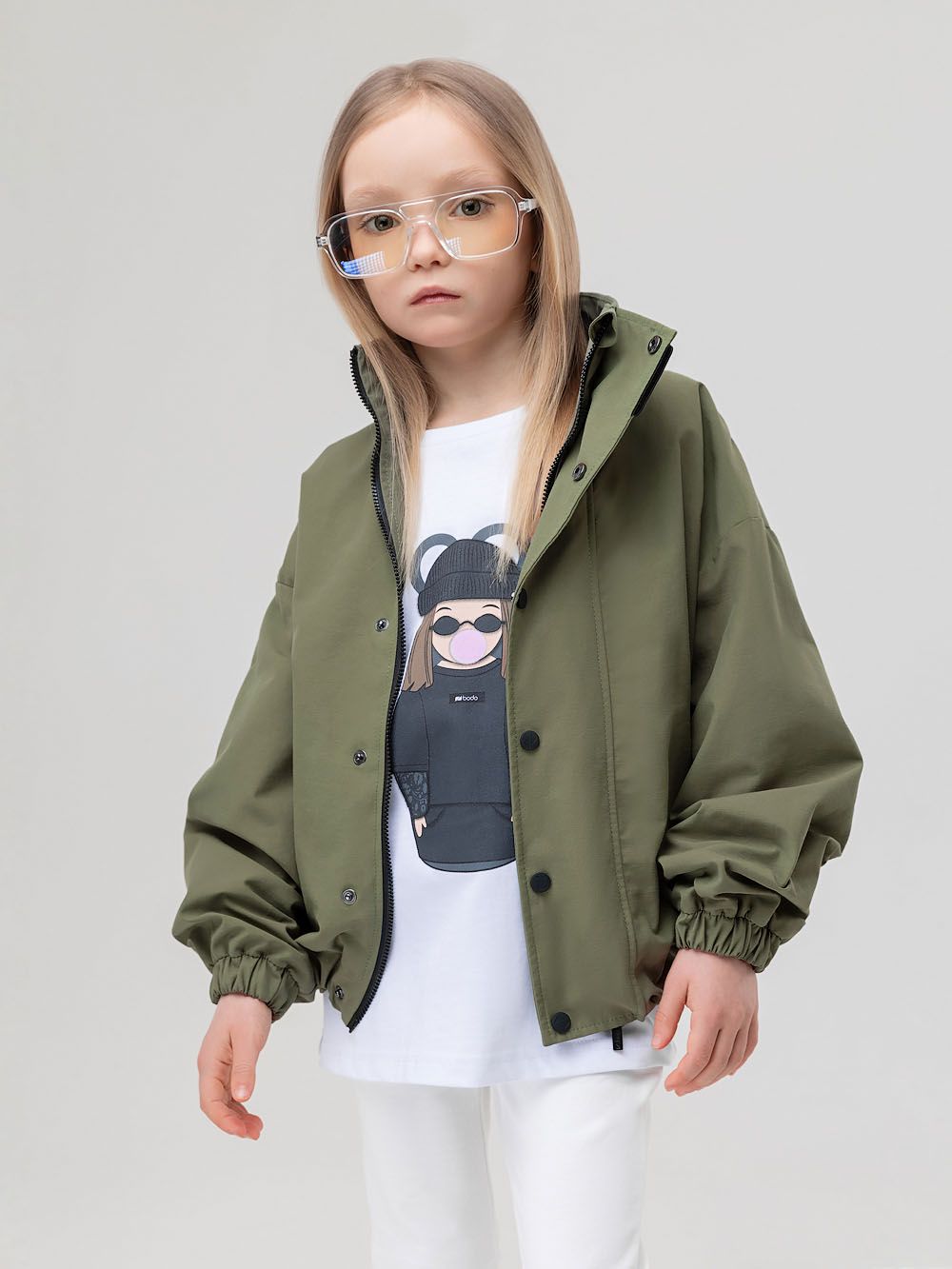 Ветровка с воротником стойкой - фото 2