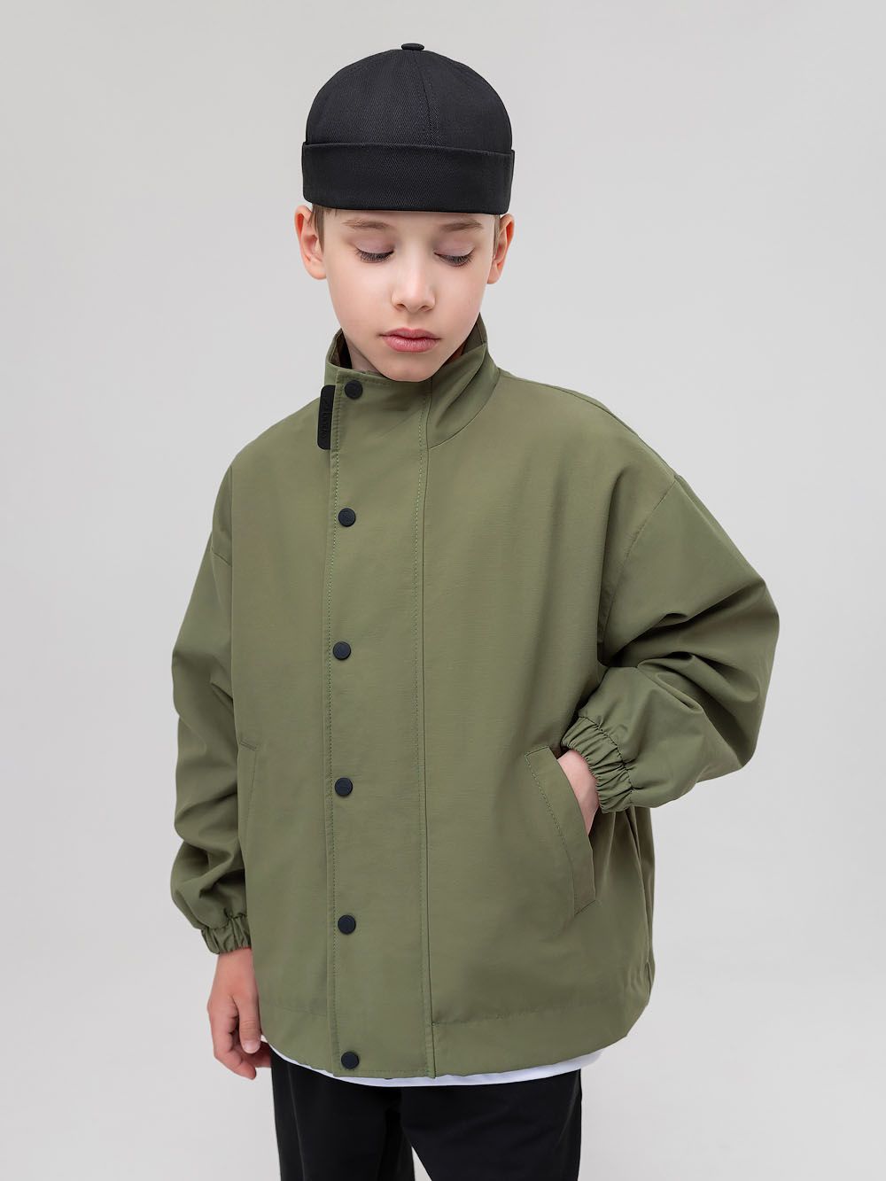 Ветровка с воротником стойкой - фото 5