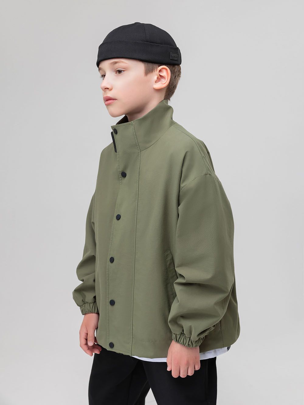 Ветровка с воротником стойкой - фото 9