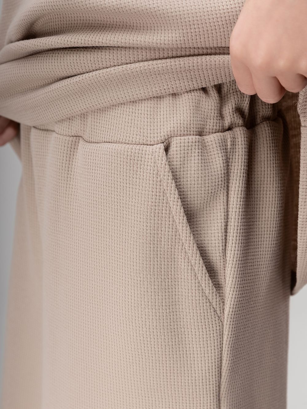 Костюм вафельный с шортами - фото 6