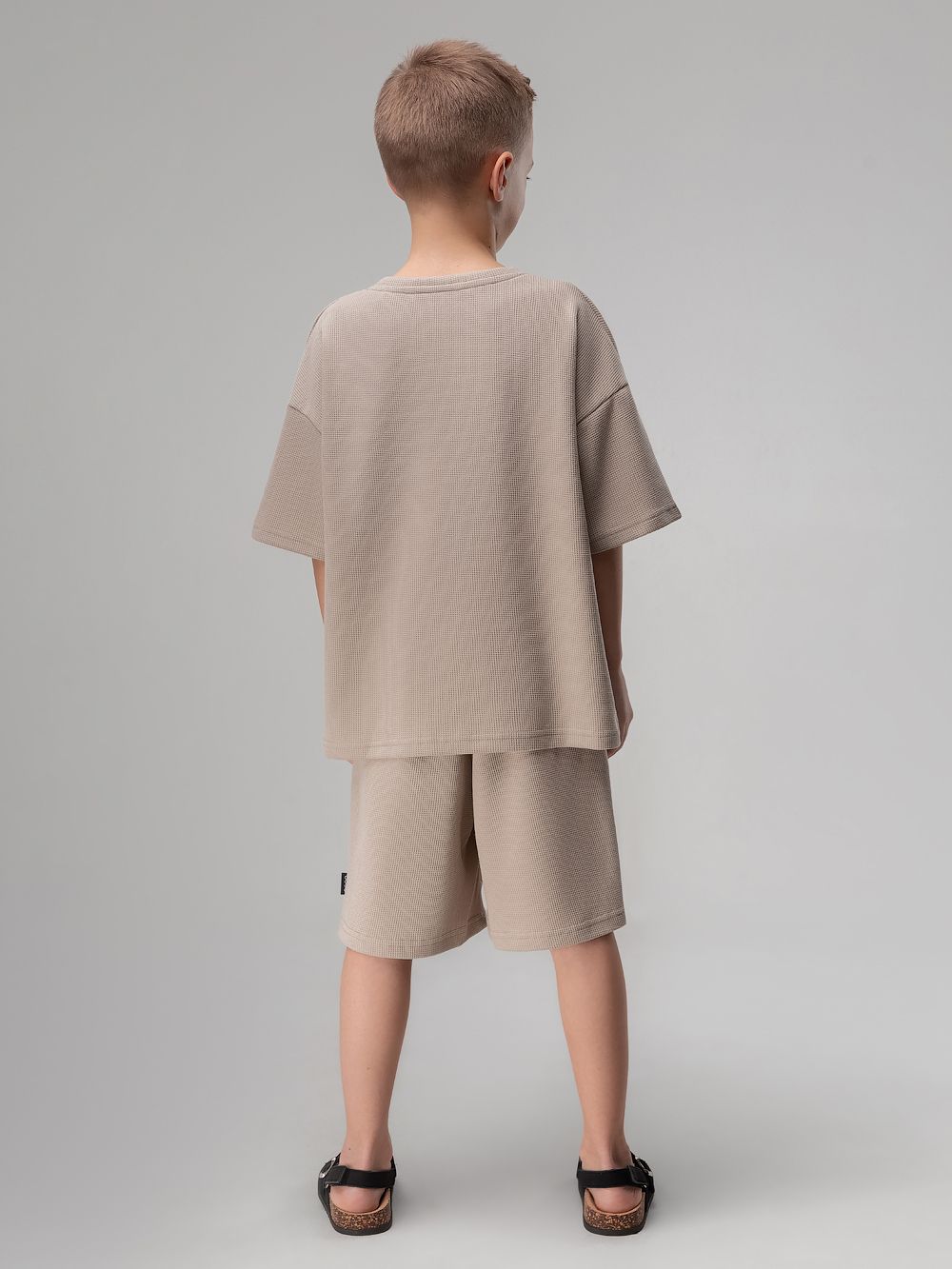 Костюм вафельный с шортами - фото 8