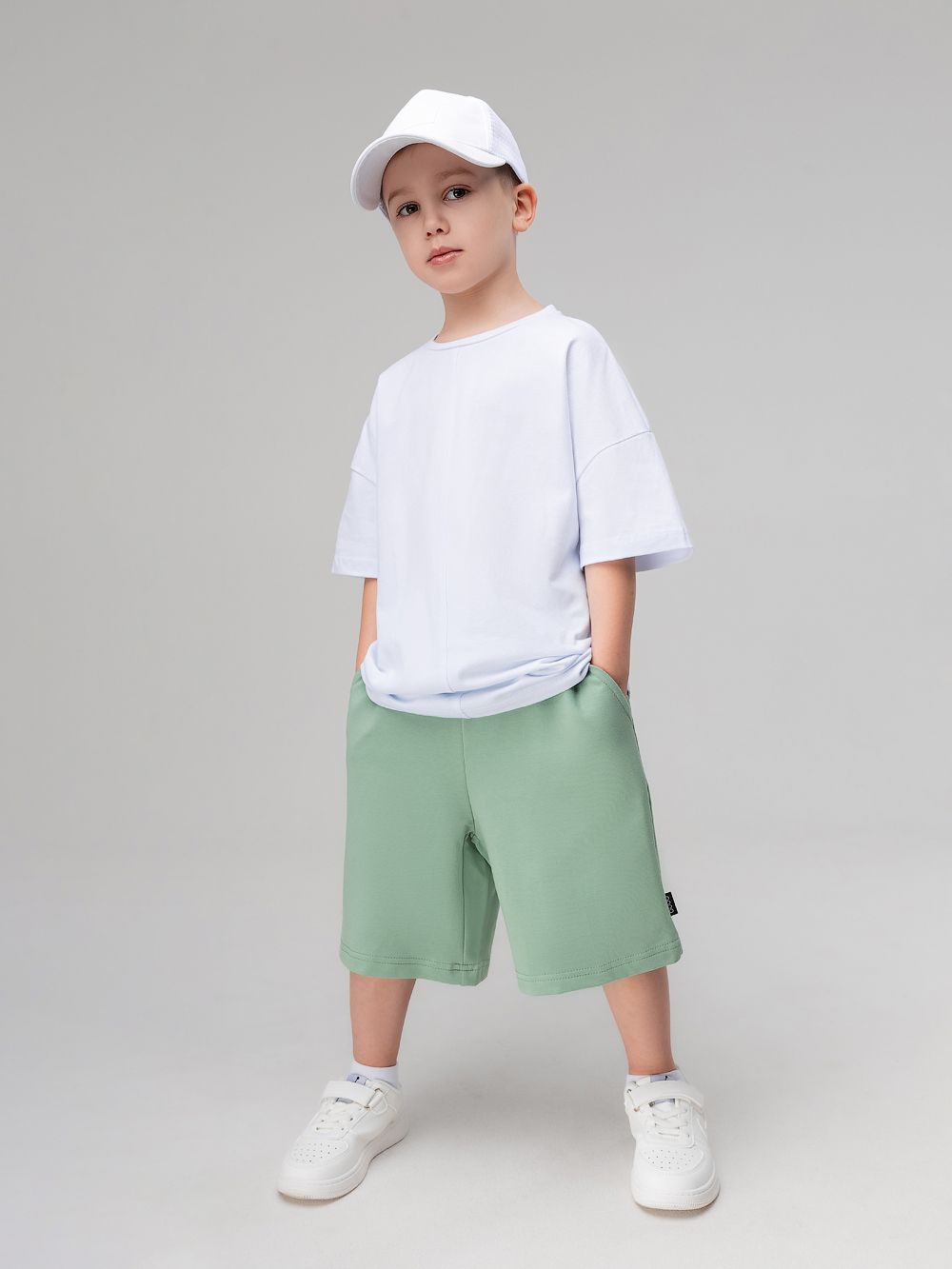 Шорты прямые с карманами - фото 2