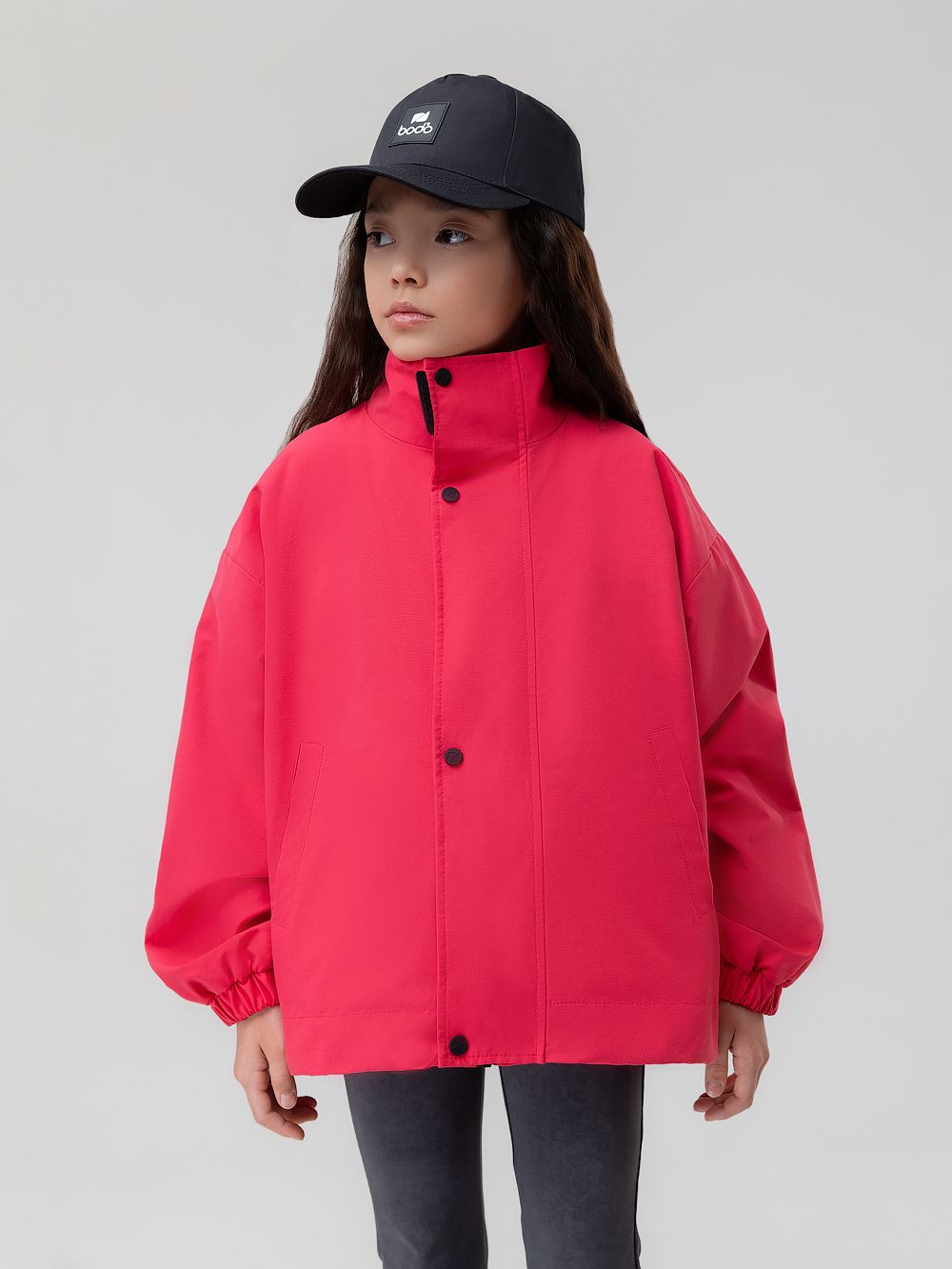 Ветровка с воротником стойкой - фото 4