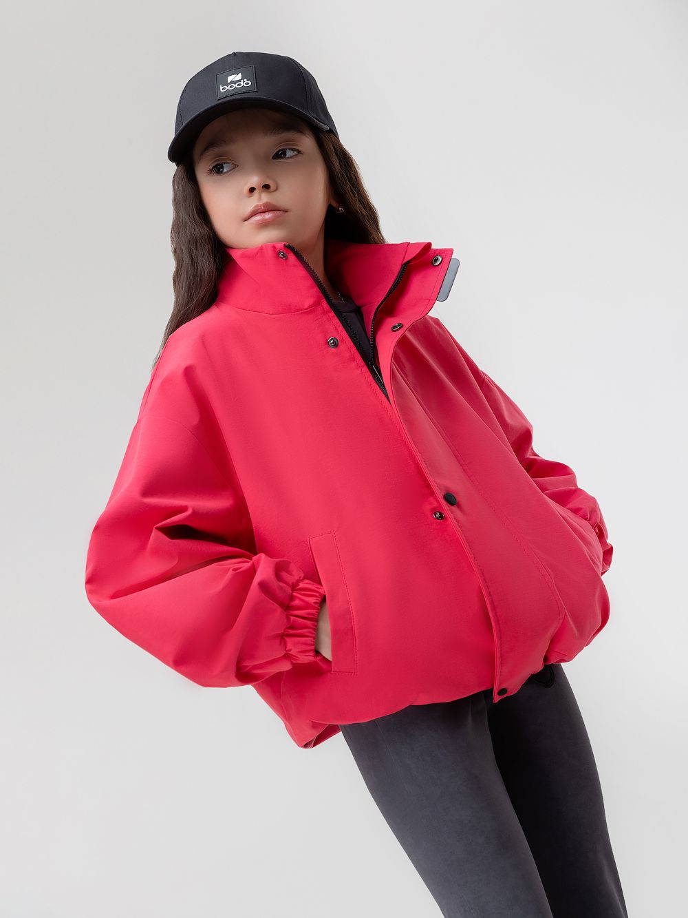 Ветровка с воротником стойкой - фото 11