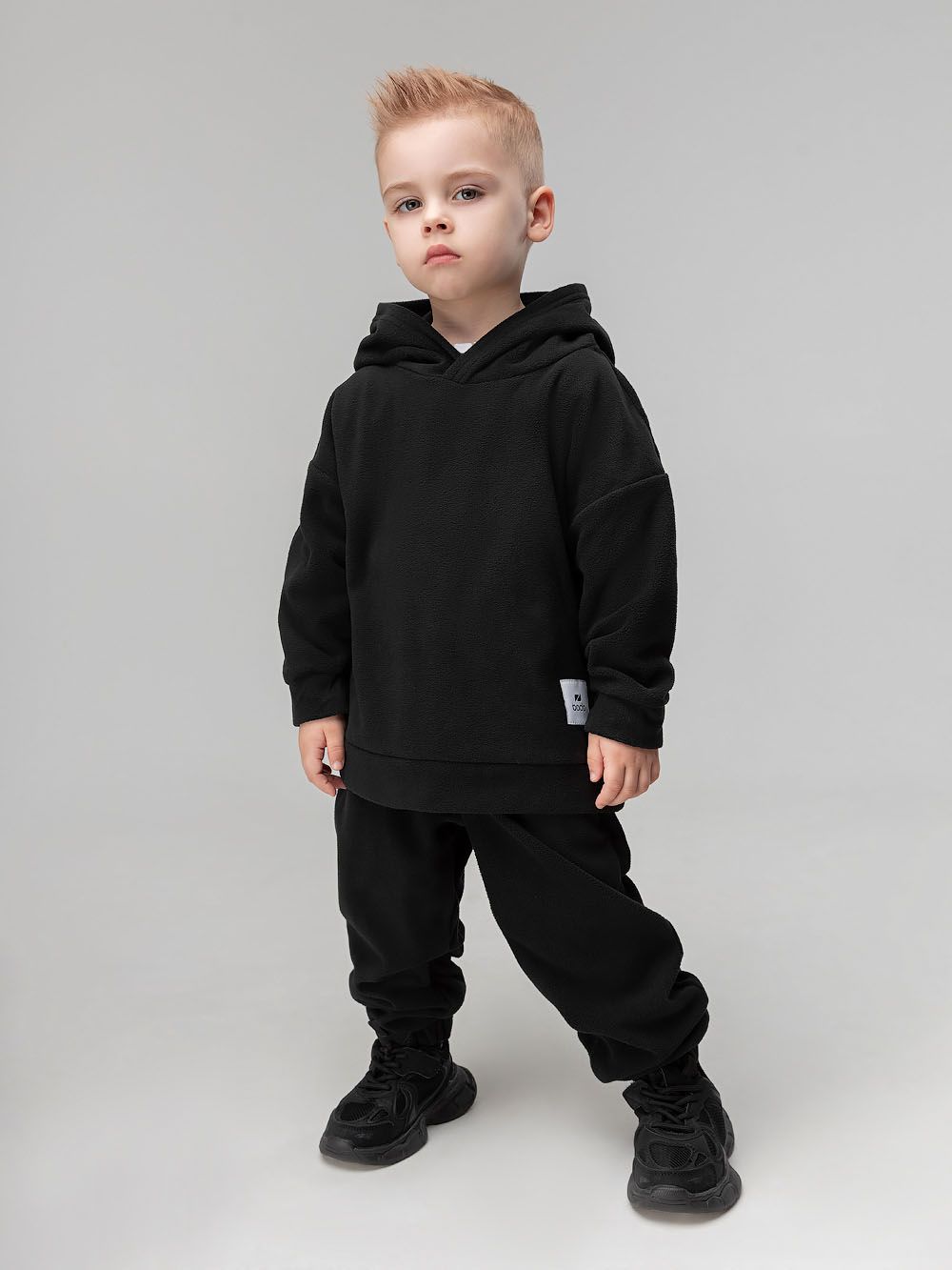 Костюм с худи флисовый - фото 1