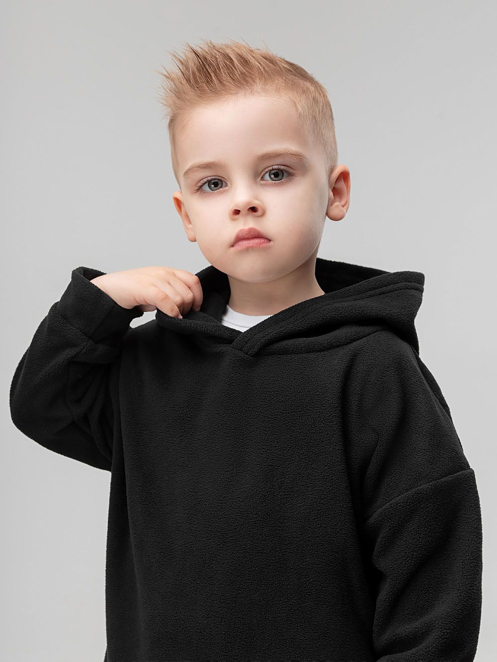 Костюм с худи флисовый - фото 4