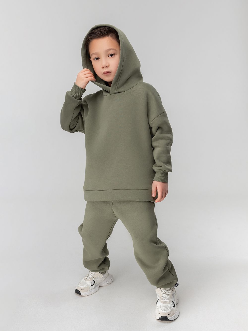 Костюм с капюшоном утепленный - фото 3