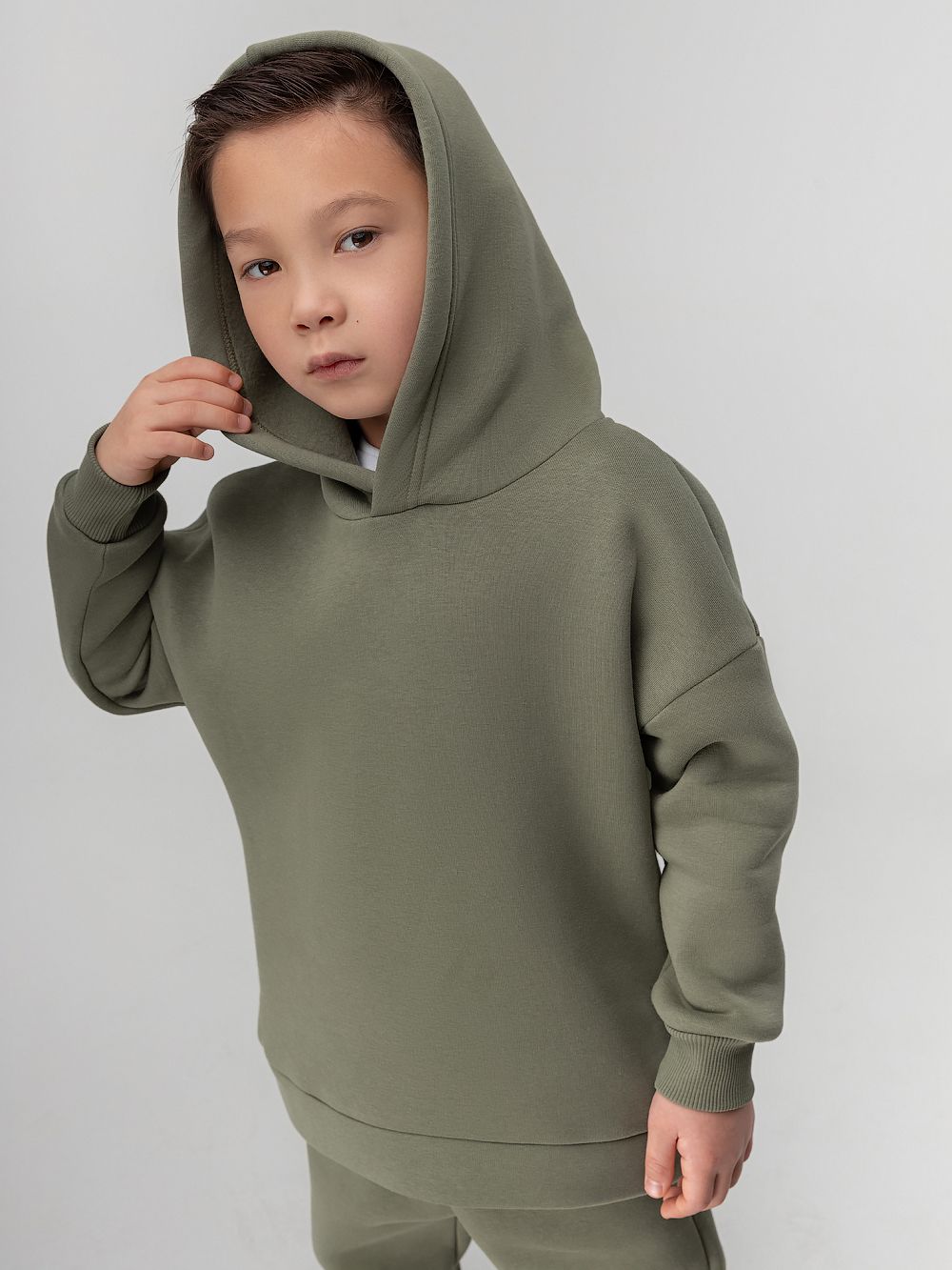 Костюм с капюшоном утепленный - фото 4