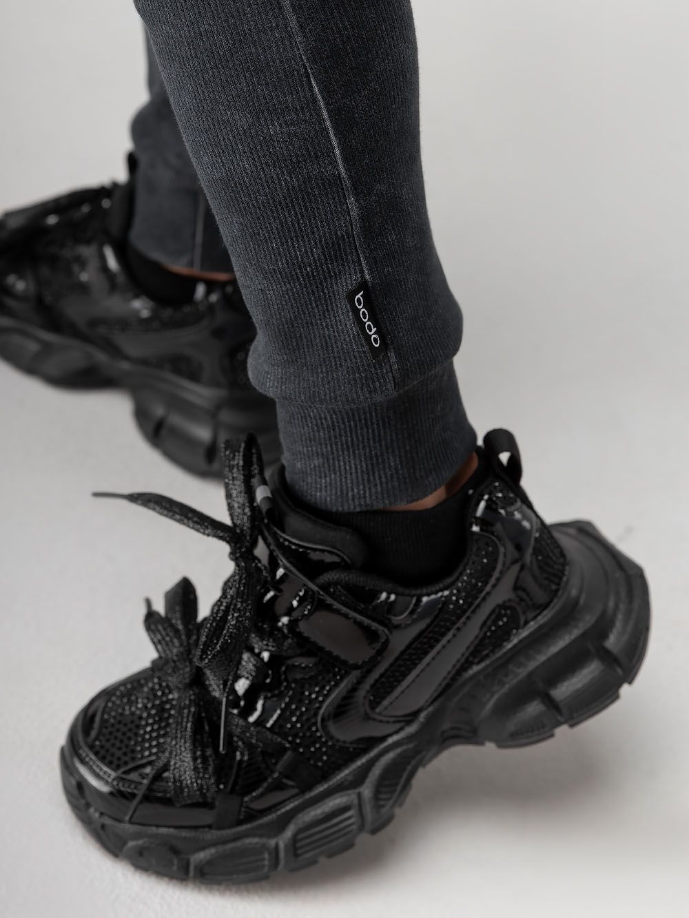 Леггинсы в рубчик - фото 5