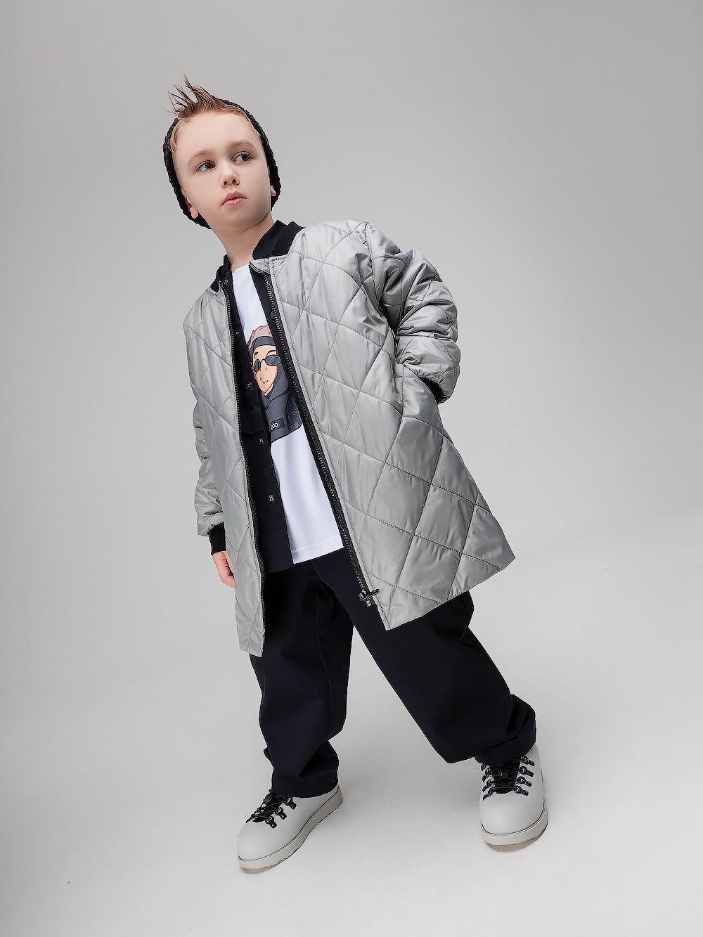 Стеганный бомбер - фото 4