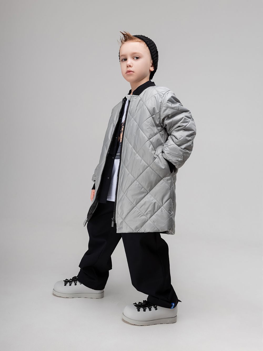 Стеганный бомбер - фото 7