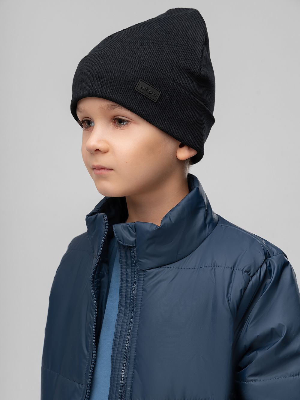 Шапка в рубчик - фото 3