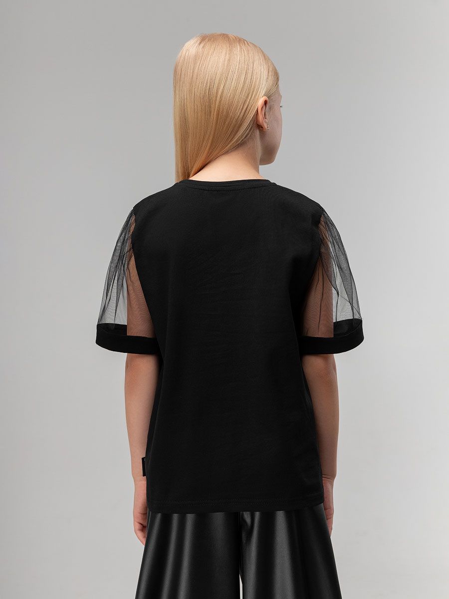 Футболка с фатиновыми рукавами - фото 8