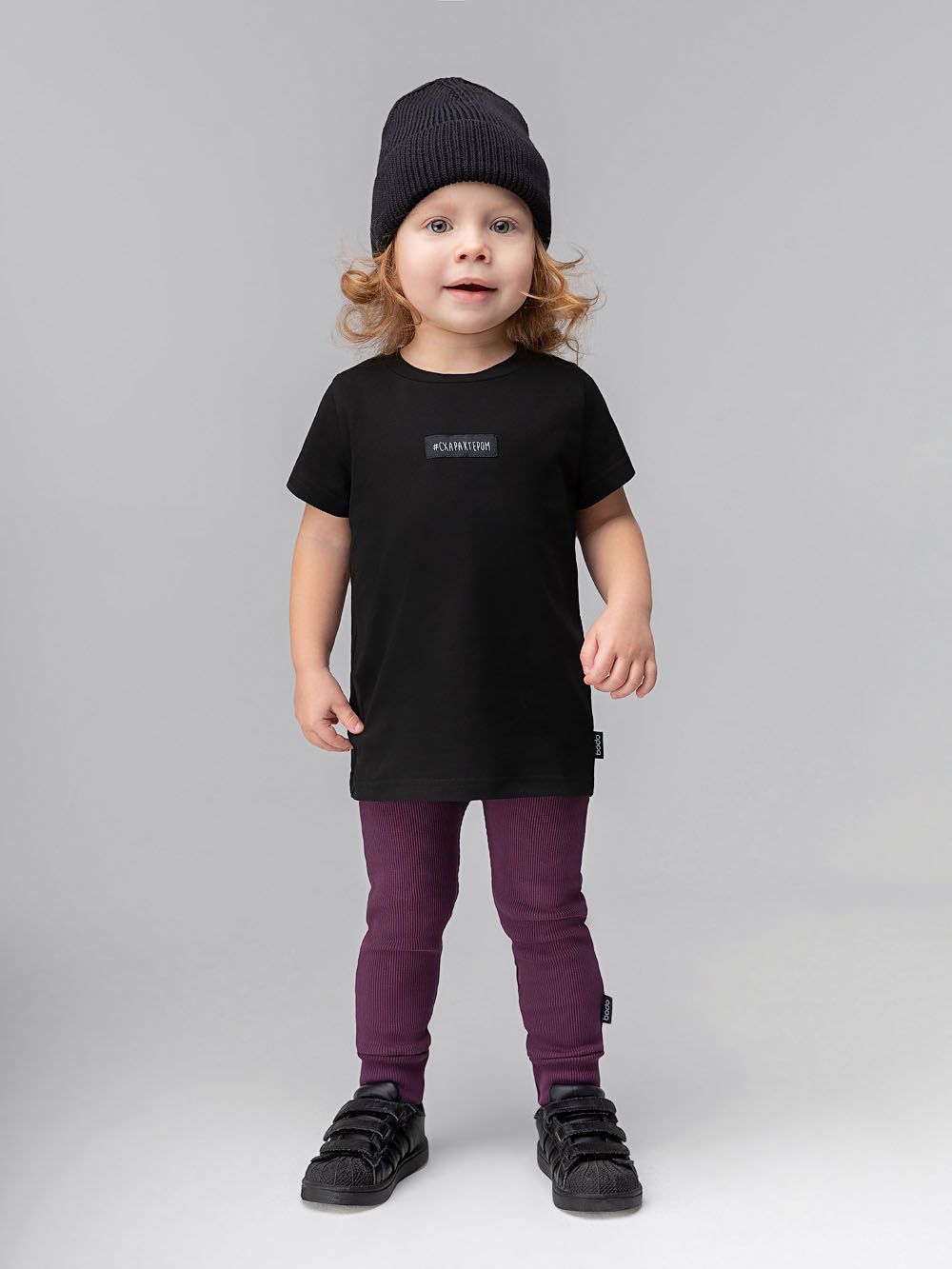 Леггинсы в рубчик - фото 1