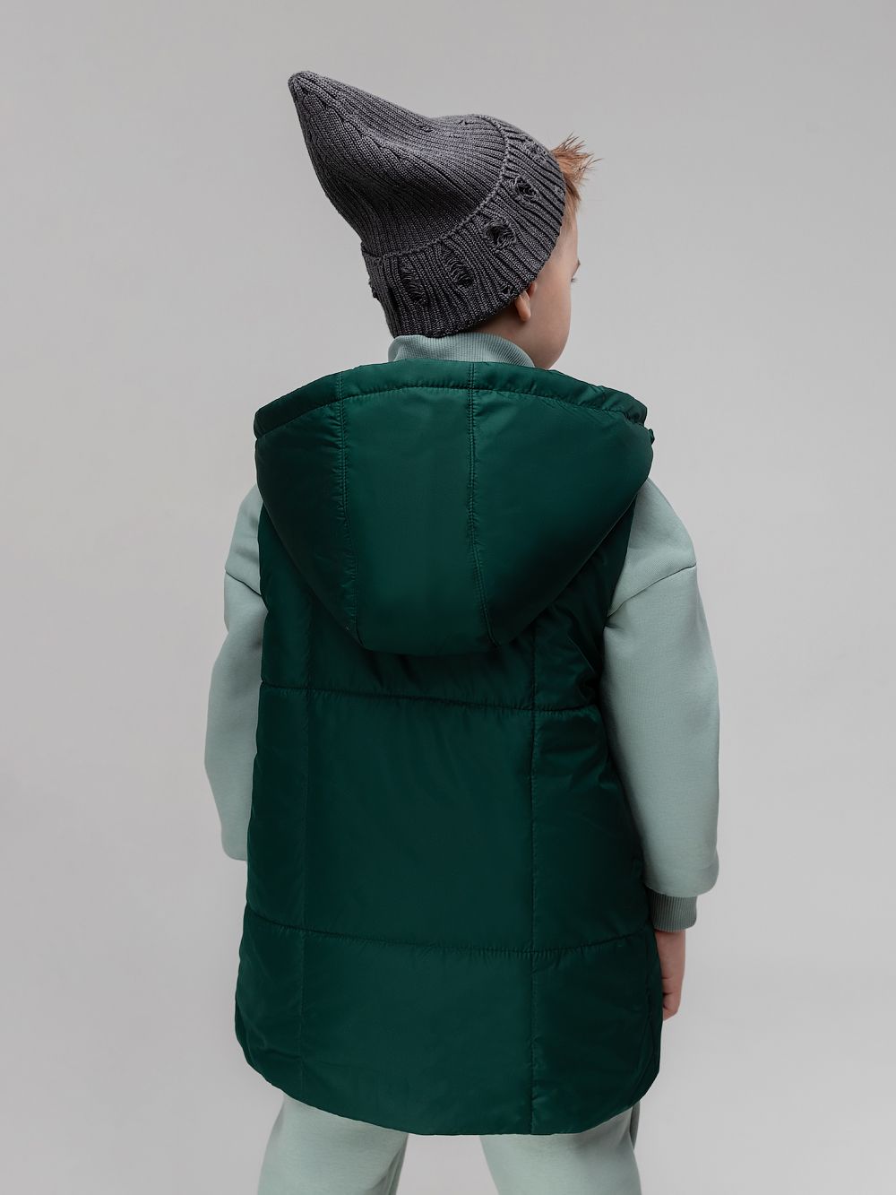Жилет с удлиненной спинкой - фото 7