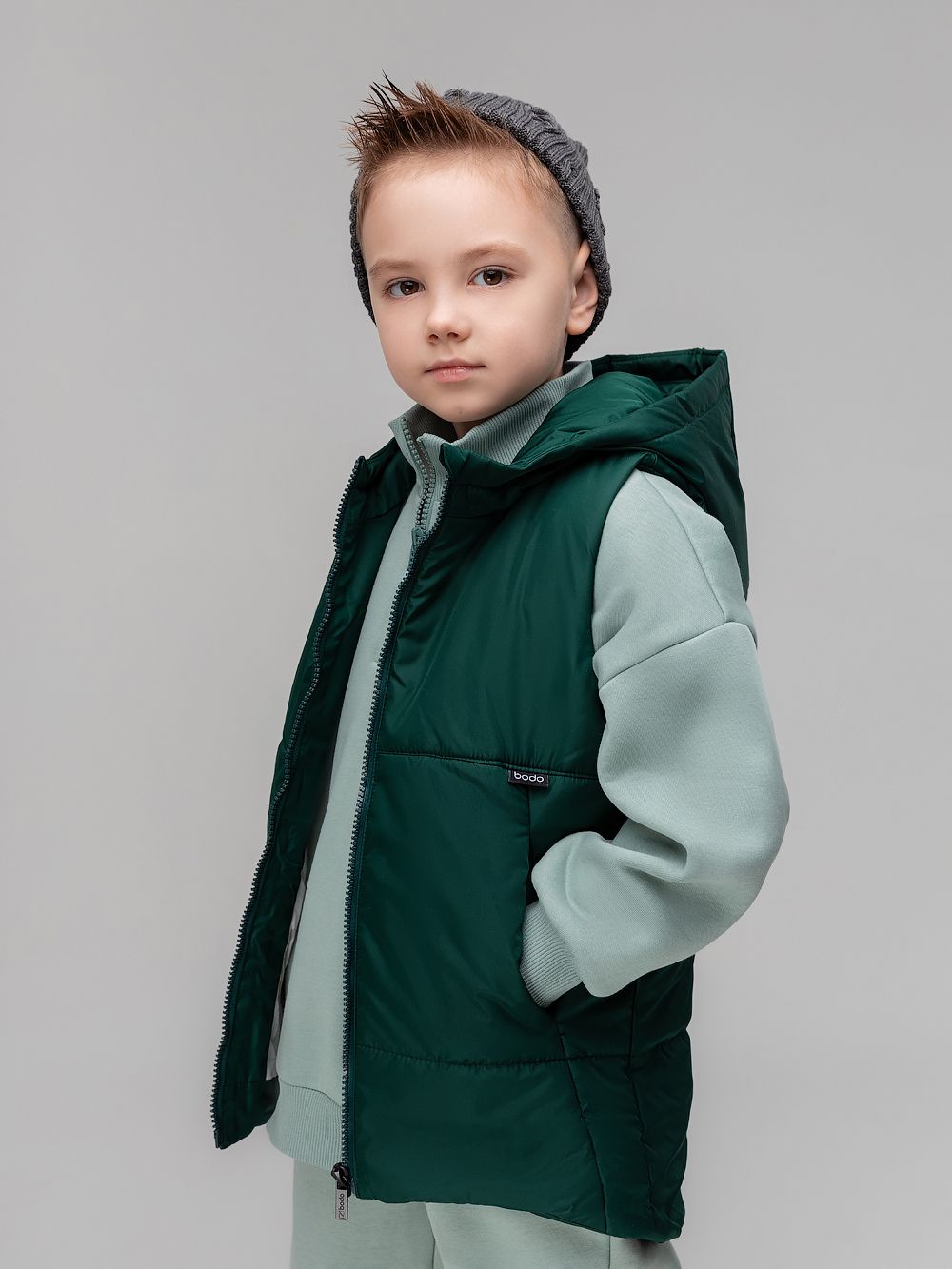 Жилет с удлиненной спинкой - фото 1