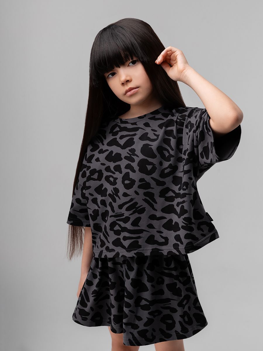 Костюм с юбкой - шортами с сердечками - фото 2