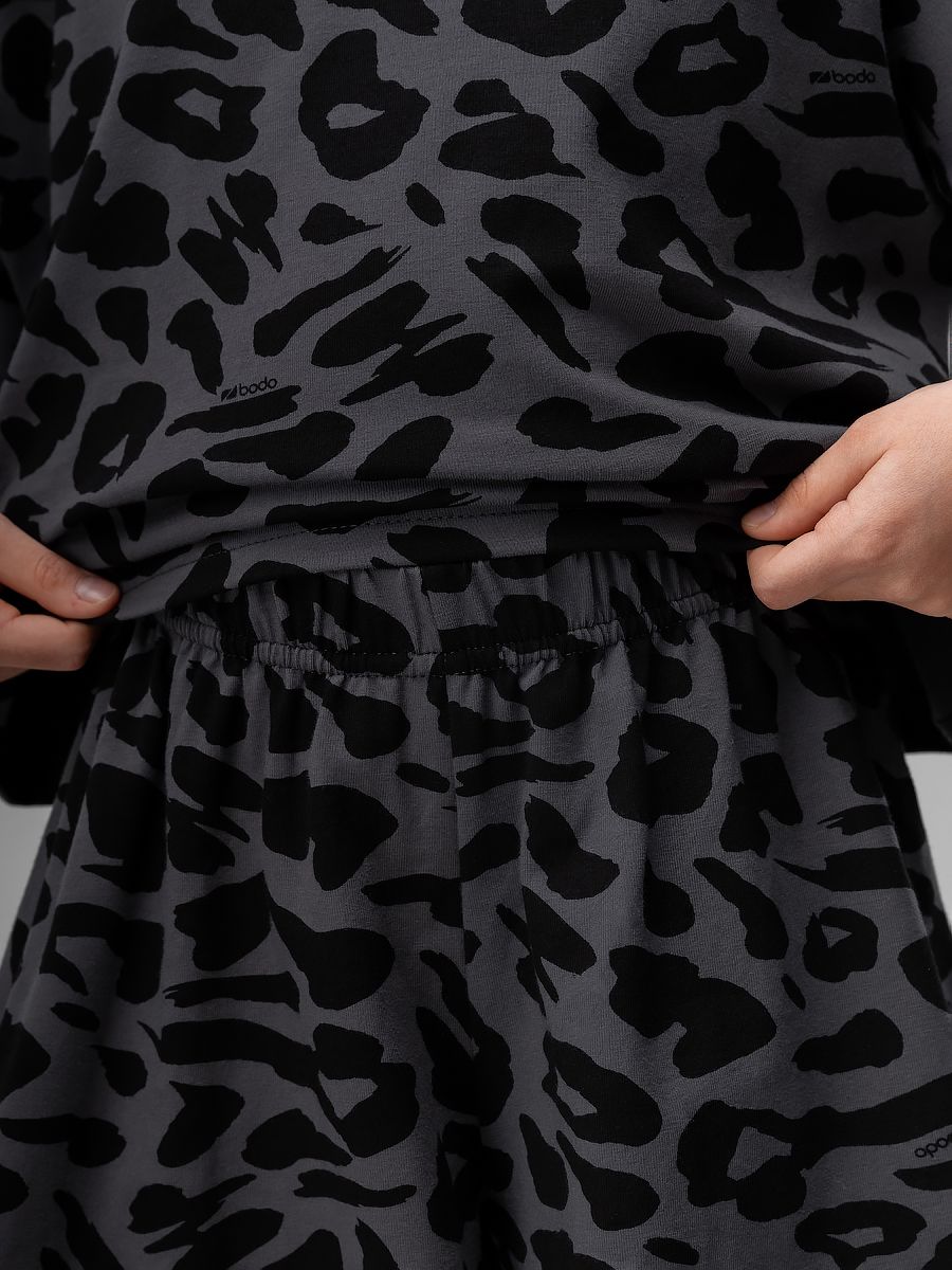 Костюм с юбкой - шортами с сердечками - фото 7