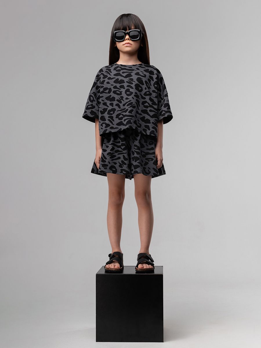 Костюм с юбкой - шортами с сердечками - фото 12