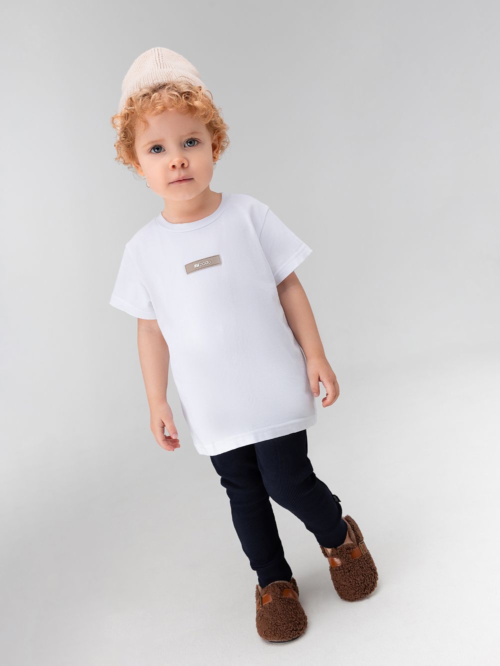 Леггинсы в рубчик - фото 1