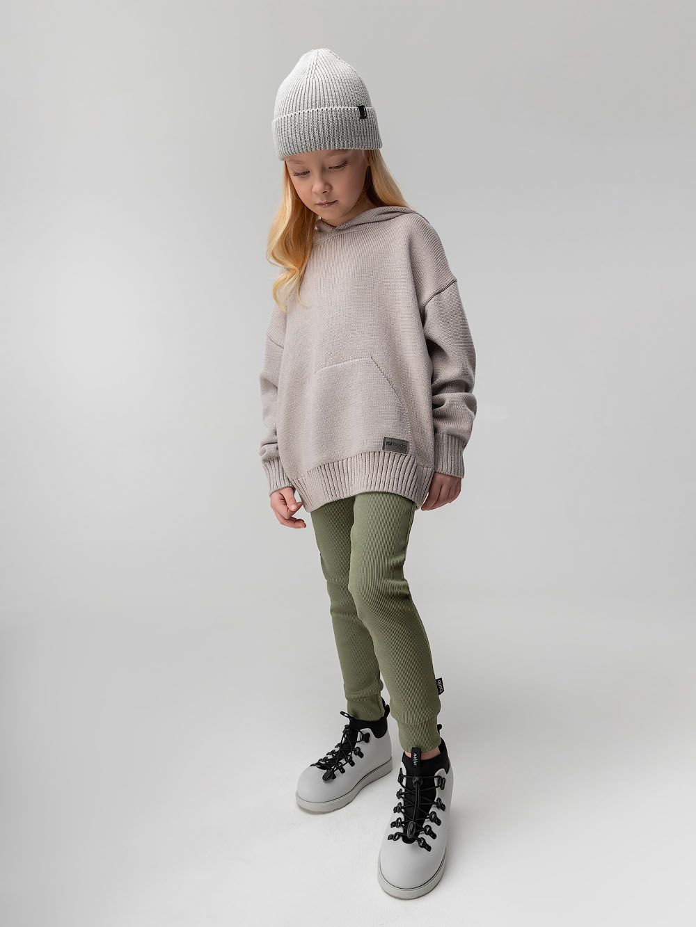 Леггинсы в рубчик - фото 1