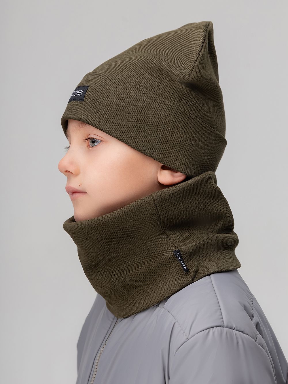 Комплект (шапка, снуд) #Схарактером - фото 3