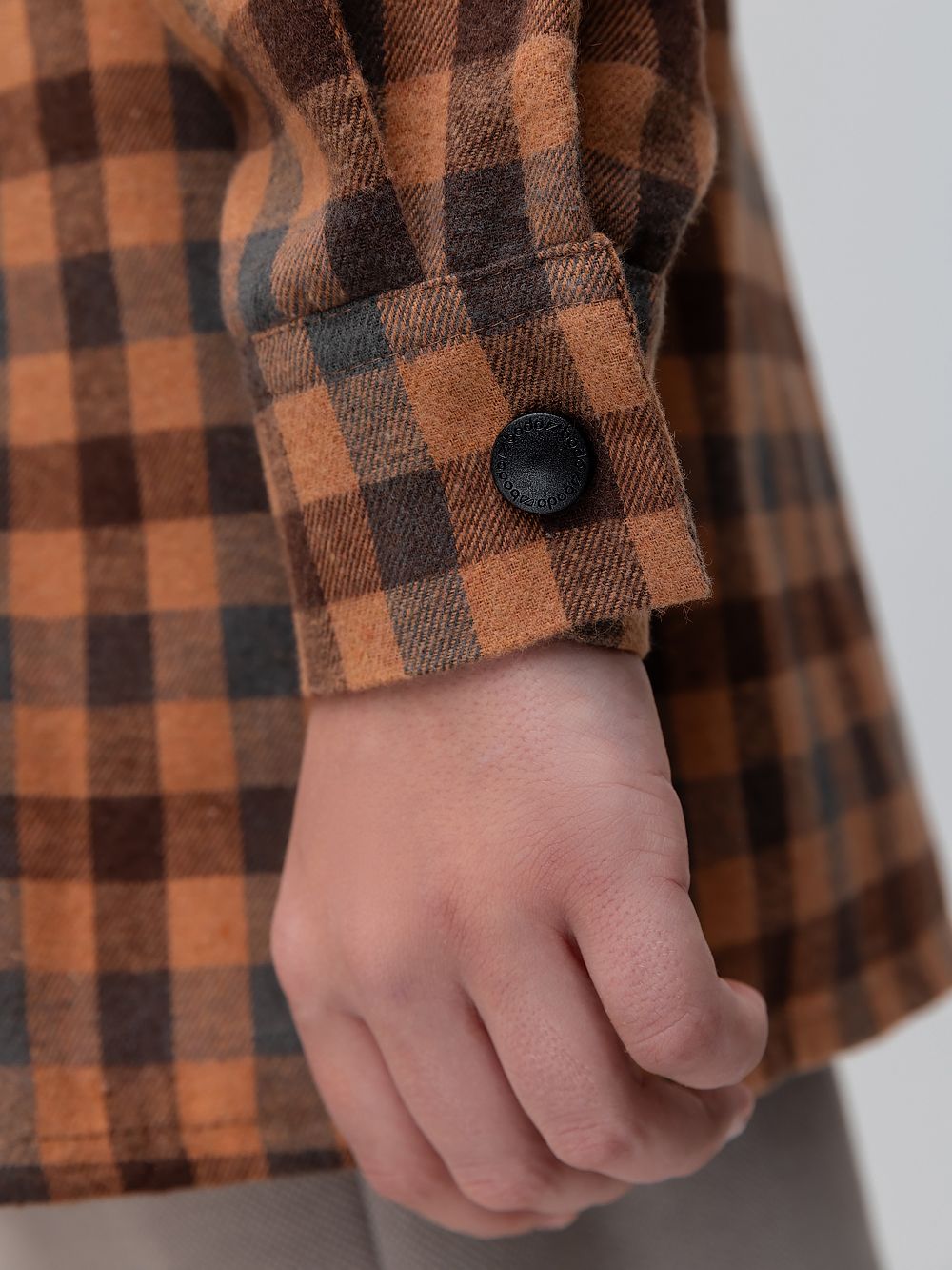 Рубашка фланелевая в клетку - фото 10