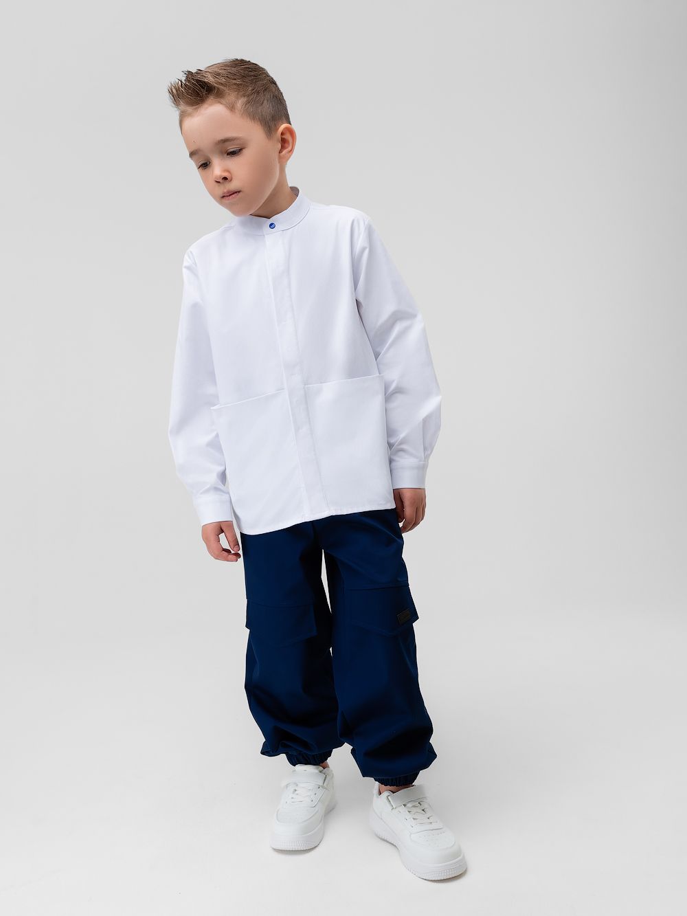 Рубашка с карманами - фото 2