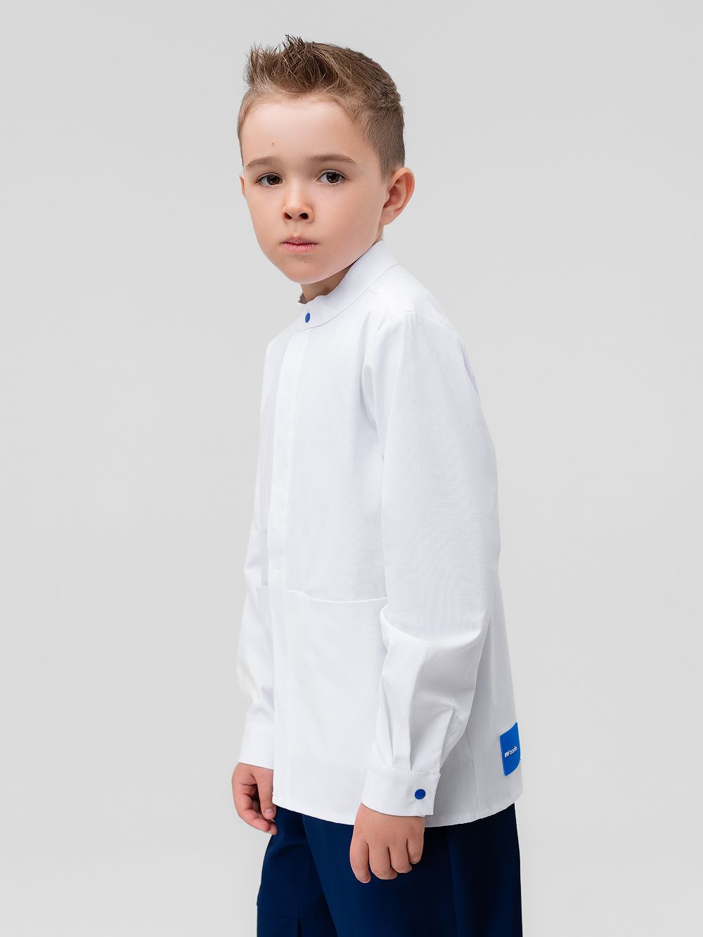 Рубашка с карманами - фото 4