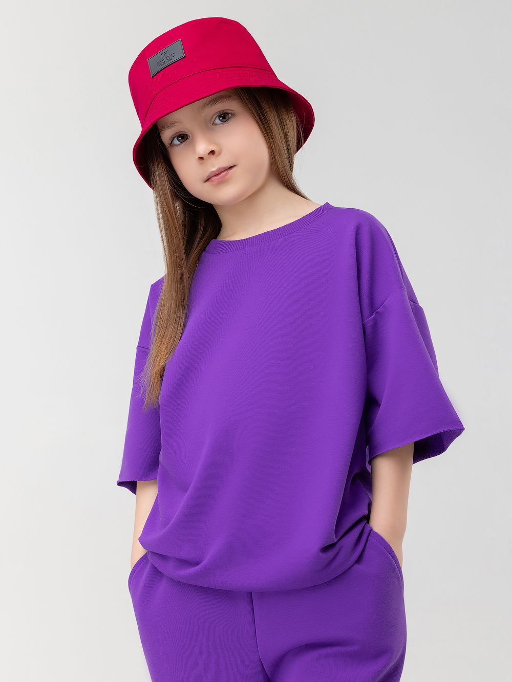 Костюм с шортами однотонный - фото 2