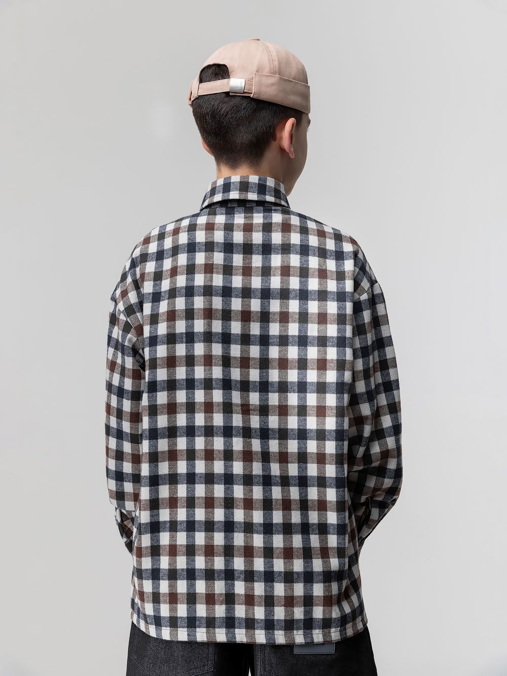 Рубашка фланелевая в клетку - фото 9