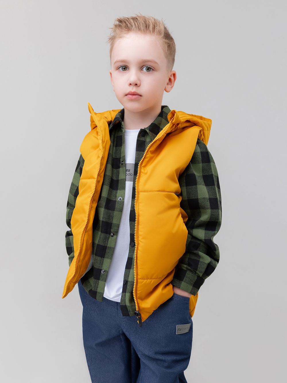 Жилет с удлиненной спинкой - фото 1