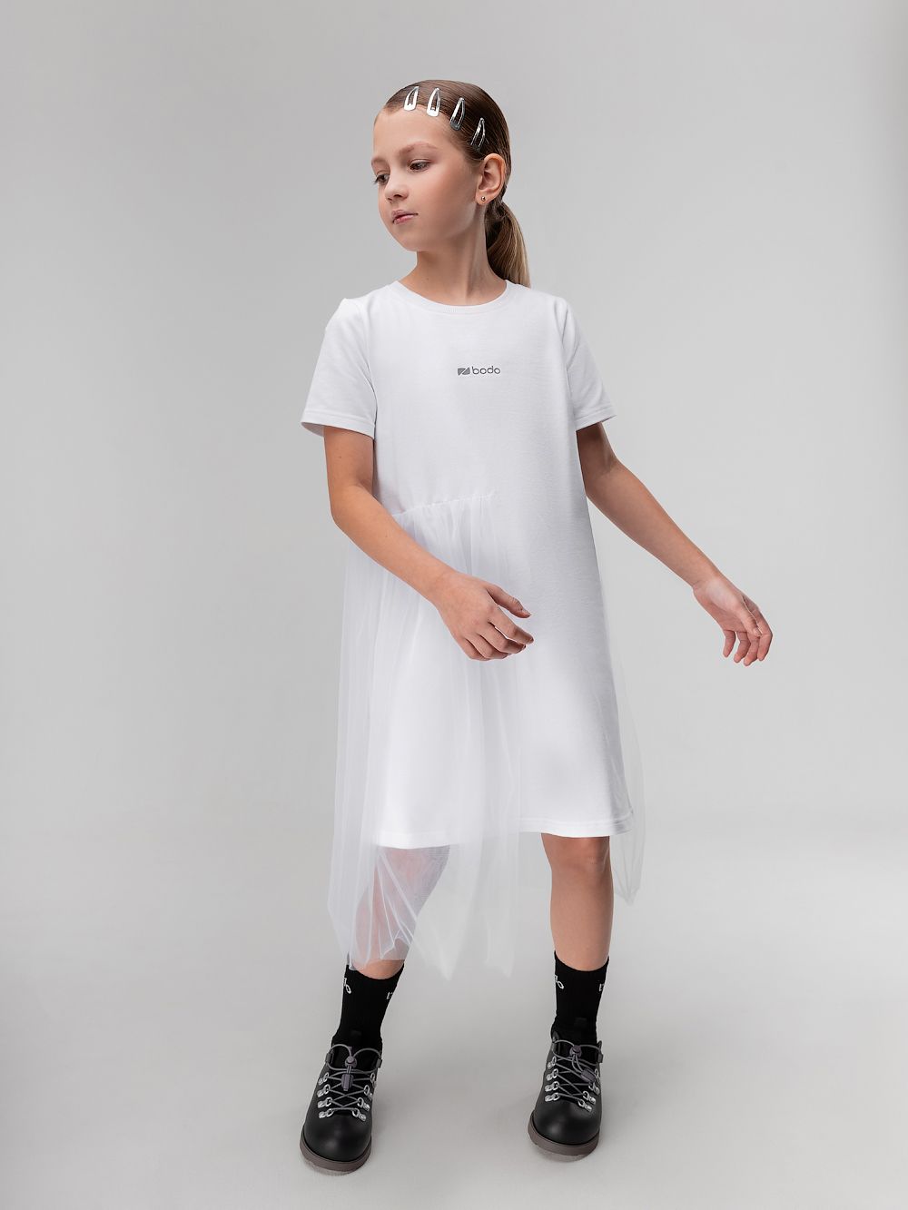 Платье с фатином - фото 2