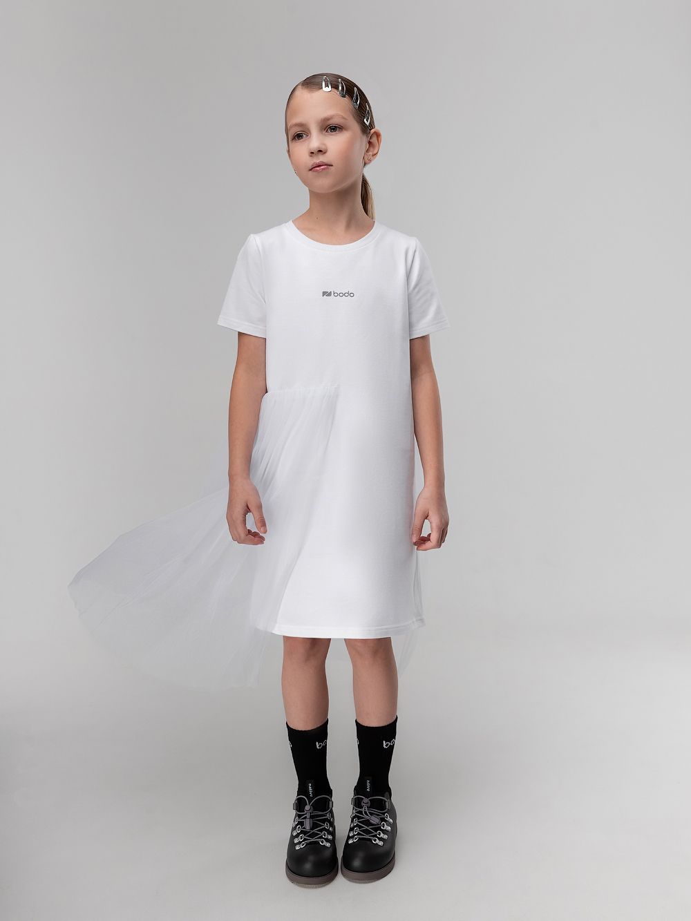 Платье с фатином - фото 1