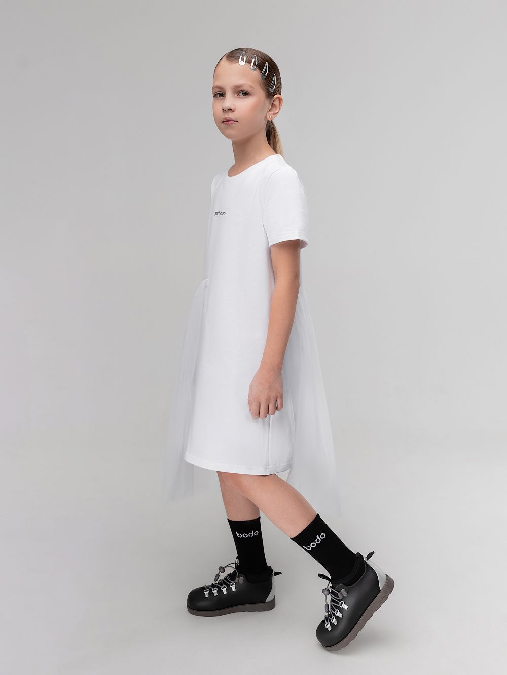 Платье с фатином - фото 5