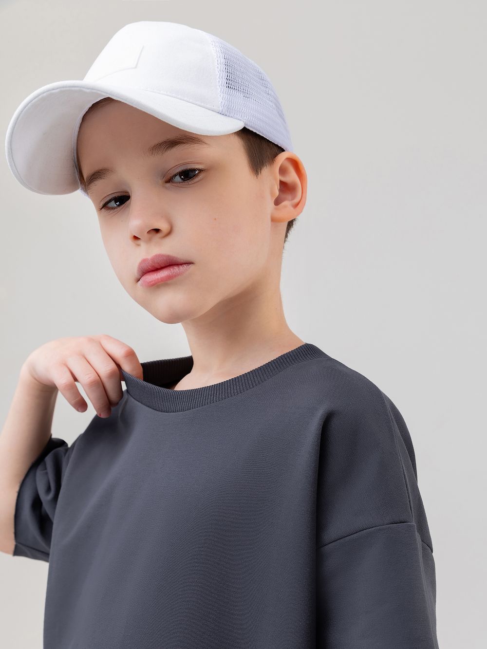 Костюм с шортами однотонный - фото 3