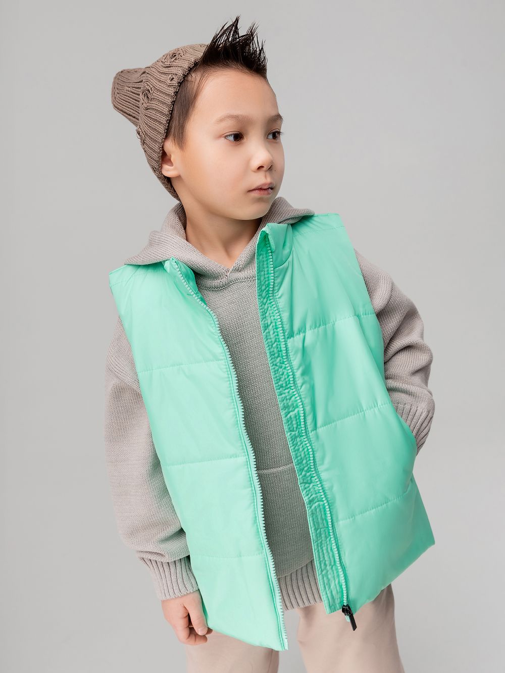 Жилет на молнии - фото 1