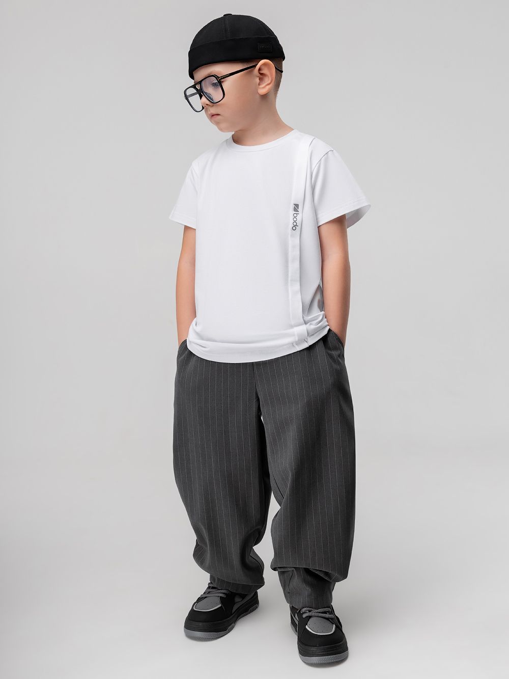 Брюки в полоску - фото 1