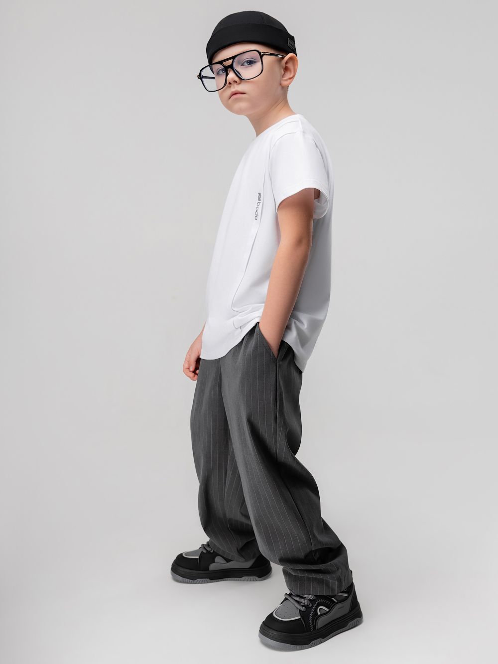 Брюки в полоску - фото 2