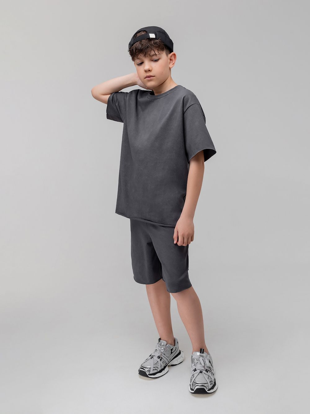 Костюм с необработанным краем - фото 1