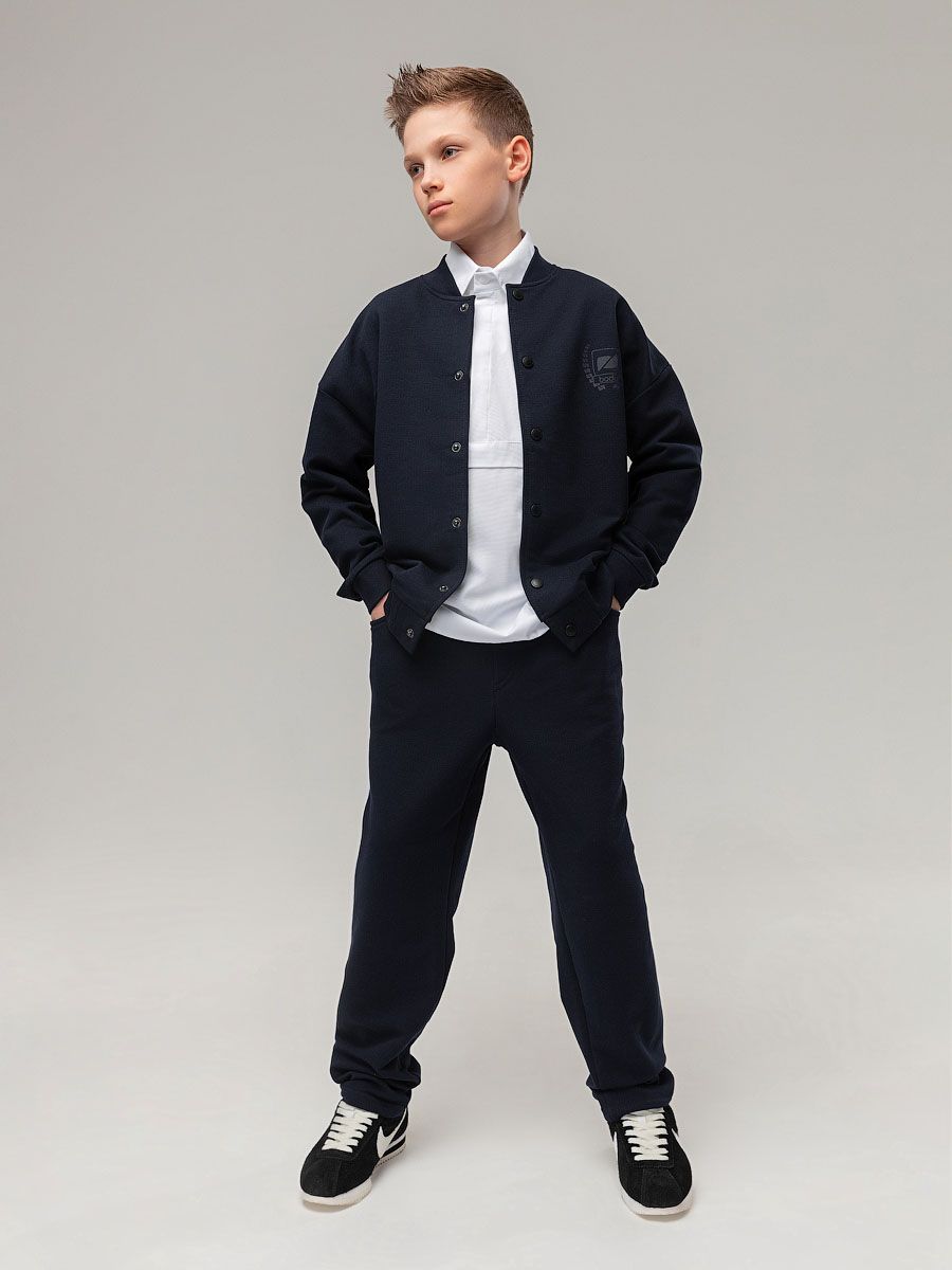 Брюки ПИКЕ с атласным кантом - фото 5