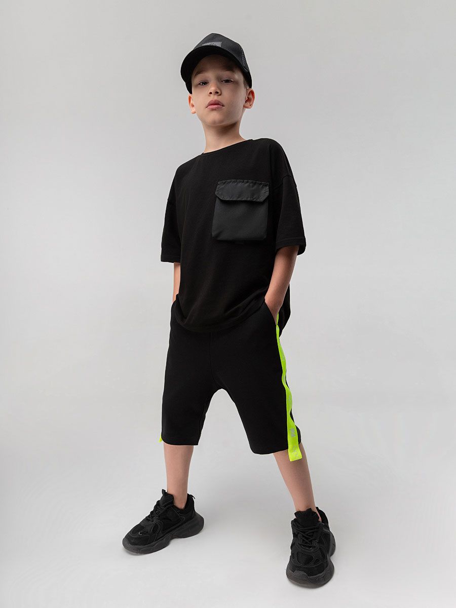 Шорты с брендированной лентой - фото 3